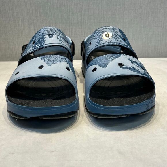 Busch Light x Crocs All-Terrain Sandals Mens Sz 14 Blue Beer Adjustable Open Toe main image 8
